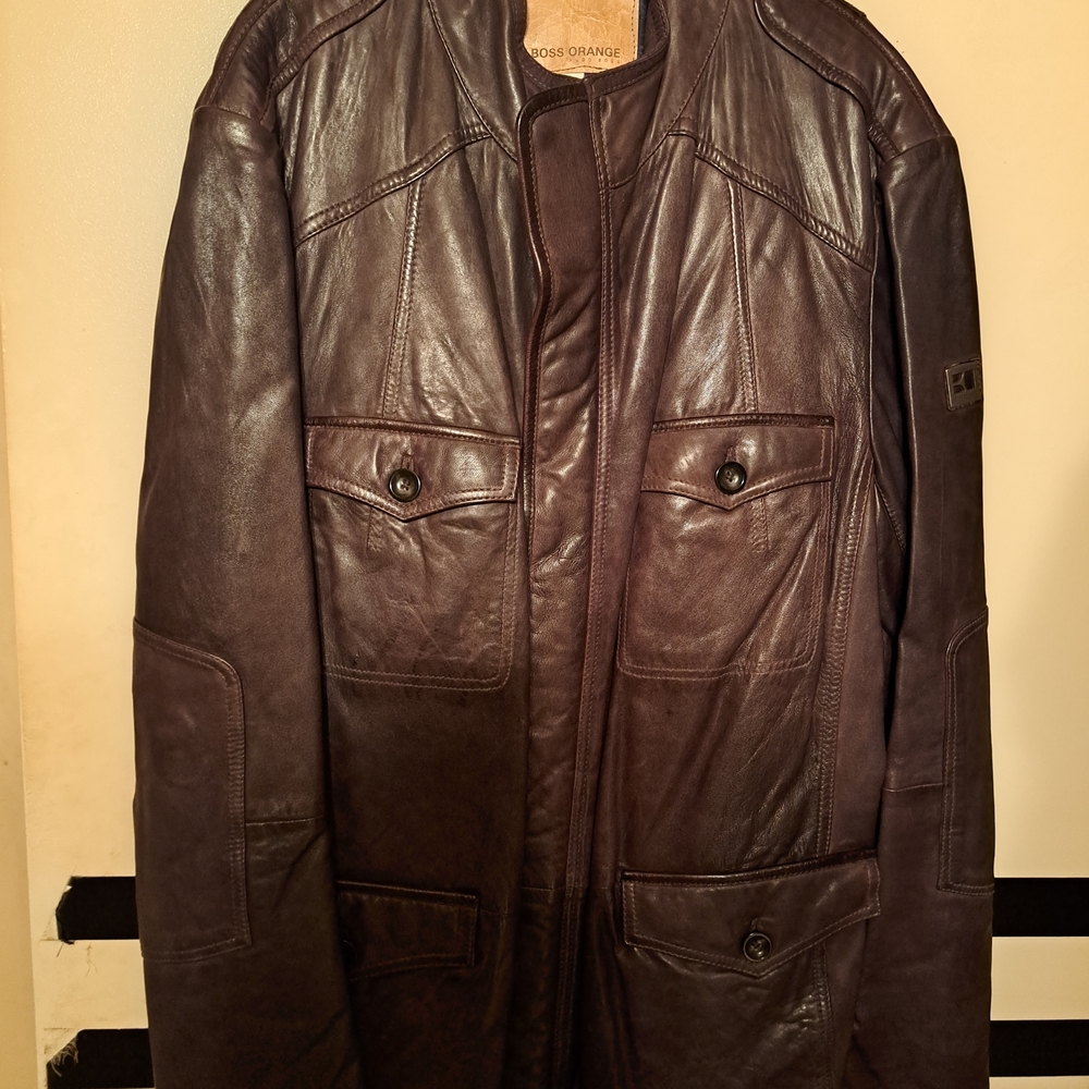 Men's Brown Leather Jacket